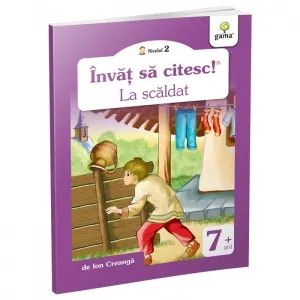 Coperta cărții Invat sa citesc! Nivelul 2 - La scaldat
