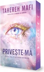 Coperta cărții Priveste-ma! Prima carte din seria Noua Republica. Editie speciala Sprayed Edges
