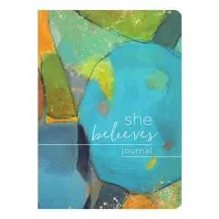 Coperta cărții She Believes... Journal: Textured Paperback Journal