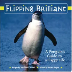 Coperta cărții Flipping brilliant: a penguin's guide to a happy life