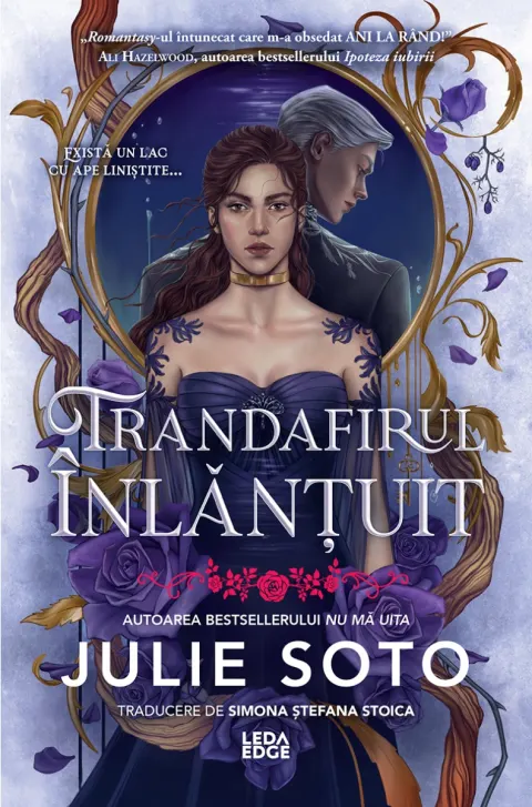 Coperta cărții Trandafirul înlănțuit (primul volum al seriei „Evermore”)