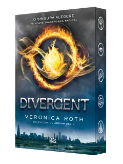 Coperta cărții Divergent (primul volum al seriei „Divergent”)