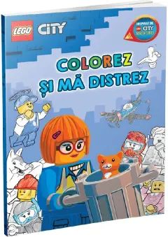 Coperta cărții Lego City: Colorez si ma distrez. Carte de colorat