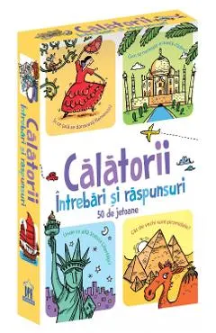 Coperta cărții Calatorii. Intrebari si raspunsuri. 50 de jetoane