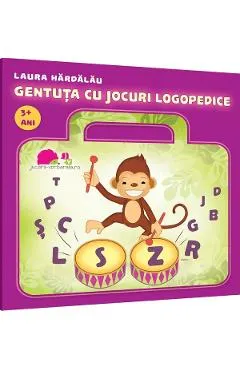 Coperta cărții Gentuta cu jocuri logopedice