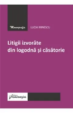Coperta cărții Litigii izvorate din logodna si casatorie