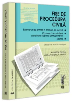 Coperta cărții Fise de procedura civila 2024 Ed.11 - Andreea Ciurea, Ioana Veronica Varga