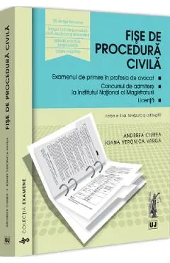Coperta cărții Fise de procedura civila 2024 Ed.11 - Andreea Ciurea, Ioana Veronica Varga
