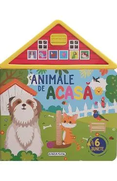 Coperta cărții Carte cu sunete: Animale de acasa. 6 sunete