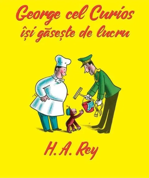 Coperta cărții George cel curios își găsește de lucru