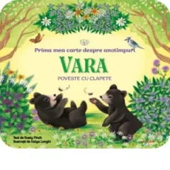 Coperta cărții Bebe invata. Prima mea carte despre anotimpuri: Vara. Poveste cu clapete