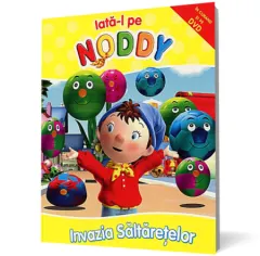 Coperta cărții Iată-l pe Noddy! Invazia săltărețelor
