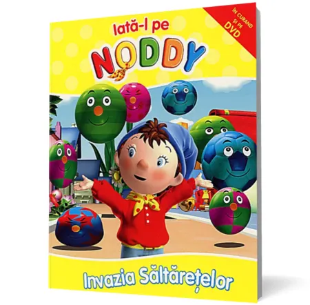 Coperta cărții Iată-l pe Noddy! Invazia săltărețelor