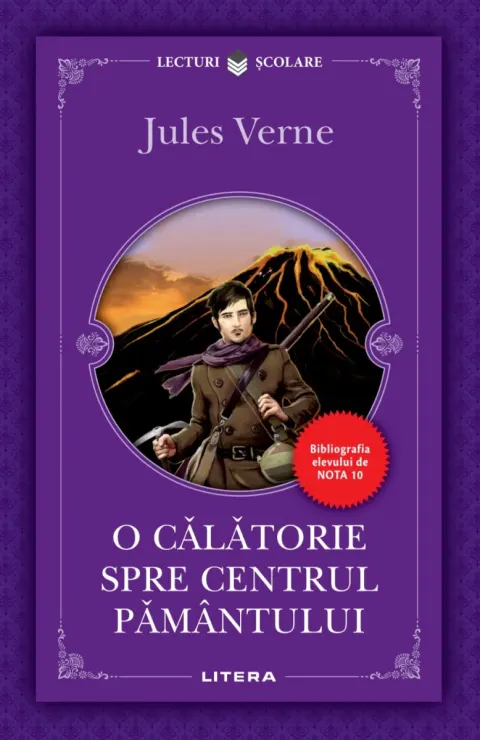 Coperta cărții O calatorie spre centrul pamantului