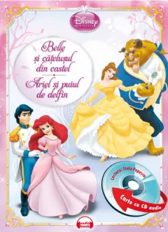 Coperta cărții Belle și cățelușul din castel. Ariel și puiul de delfin