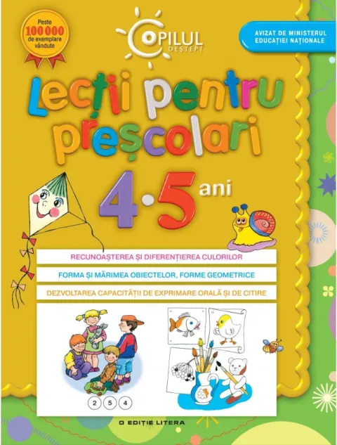 Coperta cărții Copilul deștept. Lecții pentru preșcolari. 4-5 ani