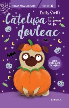 Coperta cărții Catelusa care isi dorea sa fie dovleac (Nivelul 6)