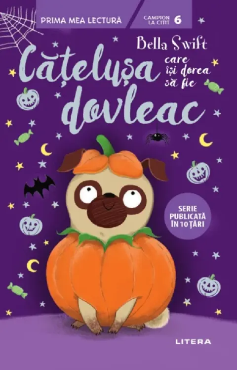 Coperta cărții Catelusa care isi dorea sa fie dovleac (Nivelul 6)