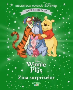 Coperta cărții Winnie de Plus. Ziua surprizelor. Disney. Biblioteca magica. Editie de colectie