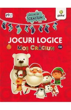 Coperta cărții Jocuri de Craciun: Jocuri logice cu Mos Craciun