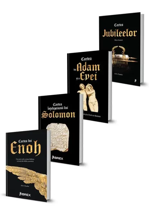 Coperta cărții Pachet Cartea lui Enoh + Cartea intelepciunii lui Solomon + Cartea lui Adam si a Evei + Cartea Jubileelor. Set 4 carti