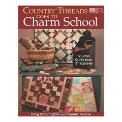 Coperta cărții Country Threads Goes to Charm School