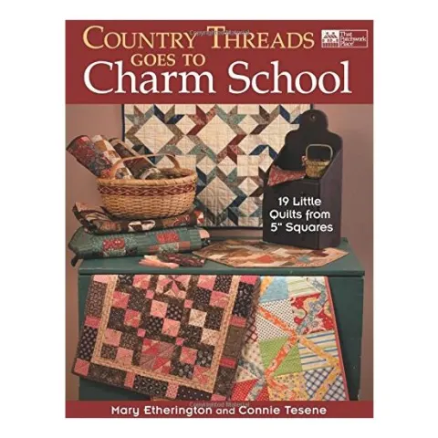 Coperta cărții Country Threads Goes to Charm School