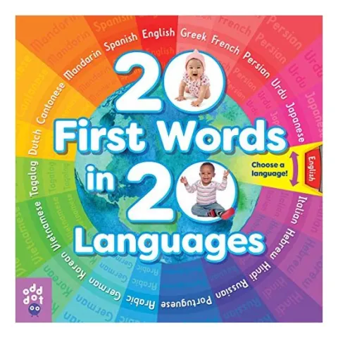 Coperta cărții 20 First Words in 20 Languages