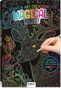 Coperta cărții Magical Forest: Scratch Art Creations