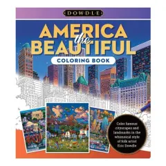 Coperta cărții America The Beautiful Coloring Book