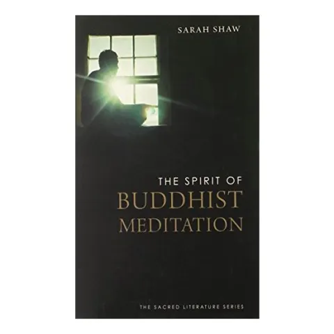 Coperta cărții Spirit of Buddhist Meditation, Sarah Shaw