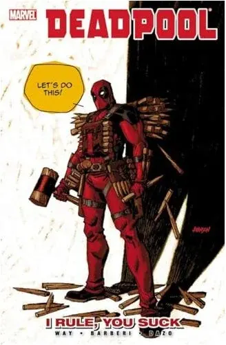 Coperta cărții I Rule You Suck Deadpool,