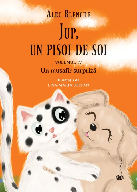Coperta cărții Jup, un pisoi de soi (vol. 4): Un musafir surpriza