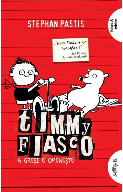 Coperta cărții Timmy Fiasco 1. A greși e omenește