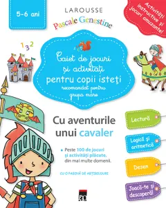 Coperta cărții Caiet de jocuri și activități pentru copii isteți (5-6 ani)