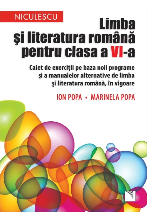 Coperta cărții Limba și literatura română pentru clasa a VI-a. Caiet de exerciții