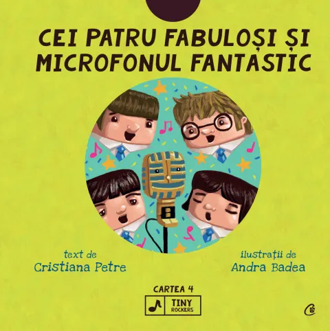 Coperta cărții Cei patru fabulosi si microfonul fantastic