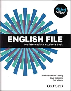 Coperta cărții English File 3E Pre-intermediate Student's Book