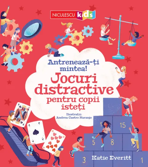 Coperta cărții Antrenează-ți mintea! Jocuri DISTRACTIVE pentru copii isteți