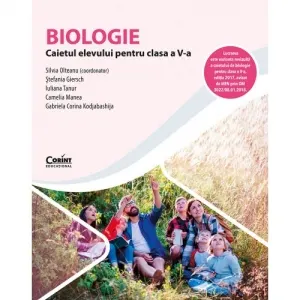 Coperta cărții Biologie. Caietul elevului pentru clasa a V-a