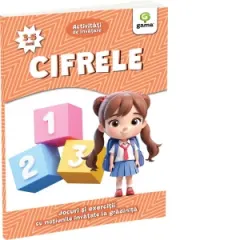 Coperta cărții Cifrele. Jocuri si exercitii cu notiunile invatate la gradinita (3-5 ani)