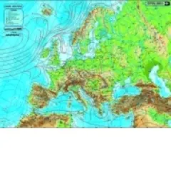 Coperta cărții Harta Europa - duo 70x100 cm (sipci de plastic)