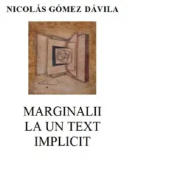 Coperta cărții Marginalii la un text implicit
