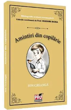 Coperta cărții Amintiri din copilarie