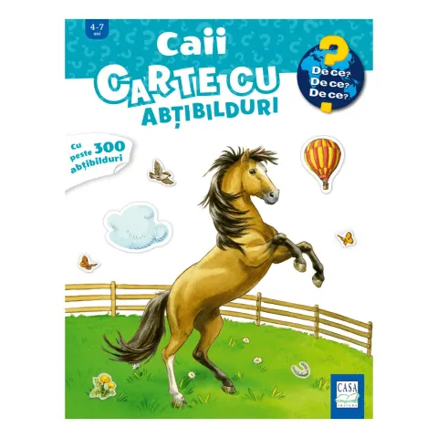 Coperta cărții Caii. Carte cu abtibilduri