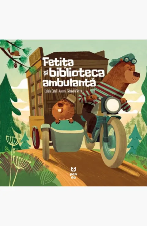 Coperta cărții Fetița și biblioteca ambulantă