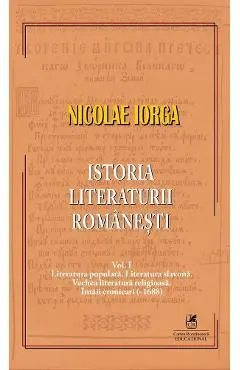 Coperta cărții Istoria literaturii romanesti Vol.1
