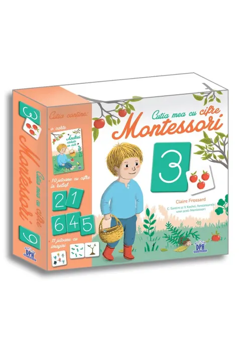 Coperta cărții Cutia mea cu cifre Montessori