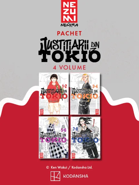 Coperta cărții Pachet Justițiarii din Tokio Omnibus (Vol. 1 + 8)