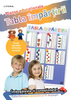 Coperta cărții Tabla împărțirii. Planșe educaționale